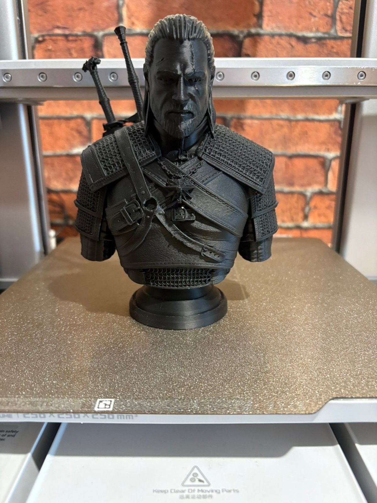 figurine the witcher 3d pla, Ophalen of Verzenden, Zo goed als nieuw