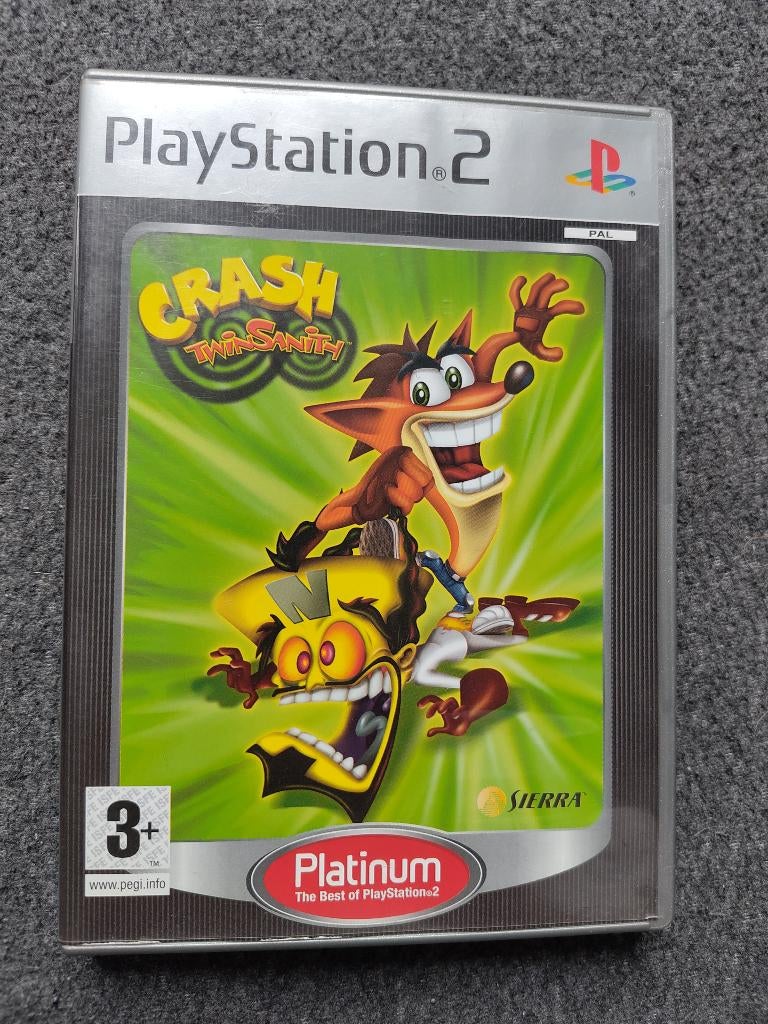 Crash Twinsanity PS2 game, Games en Spelcomputers, 1 speler, Ophalen of Verzenden, Zo goed als nieuw, Vanaf 3 jaar