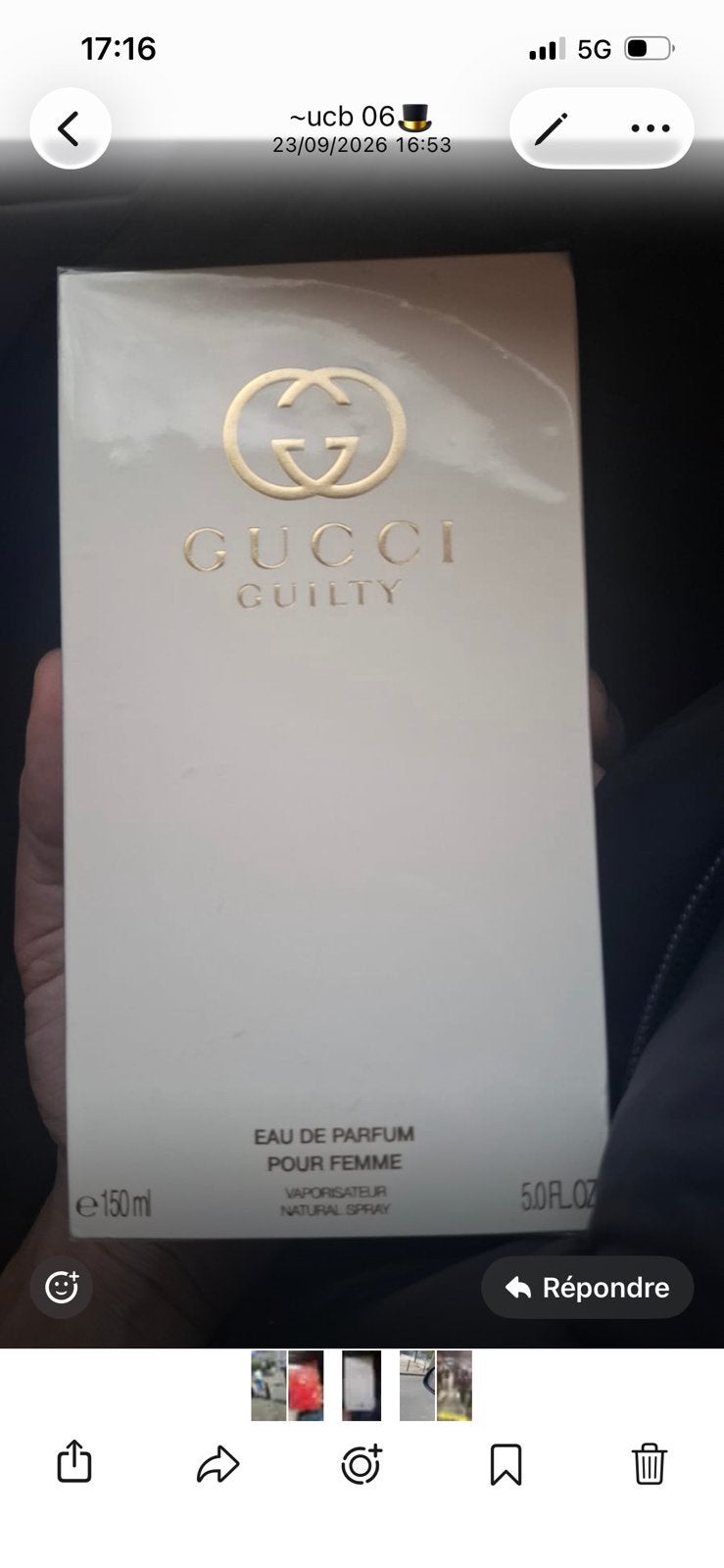Parfait, Gucci pour femme 150ml, Enlèvement, Neuf
