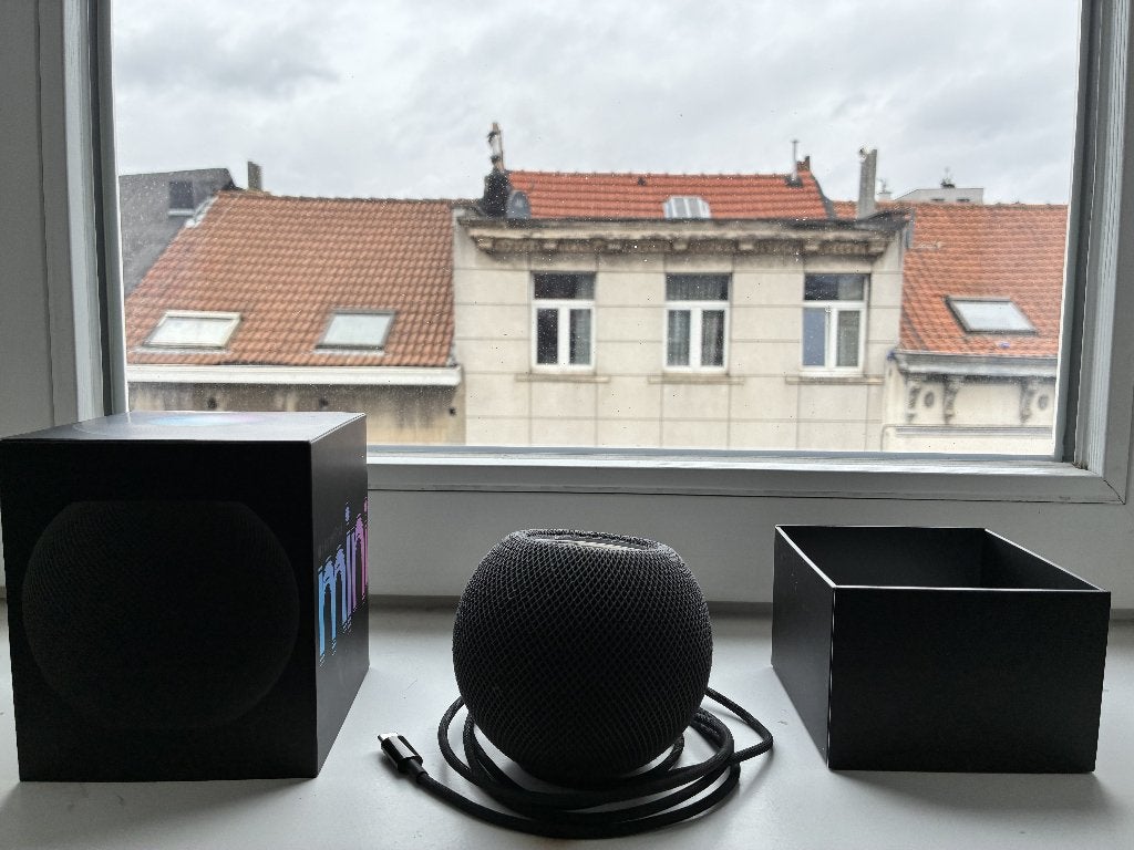 HomePod mini, Audio, Tv en Foto, Ophalen, Slimme speaker, Gebruikt, 60 tot 120 watt