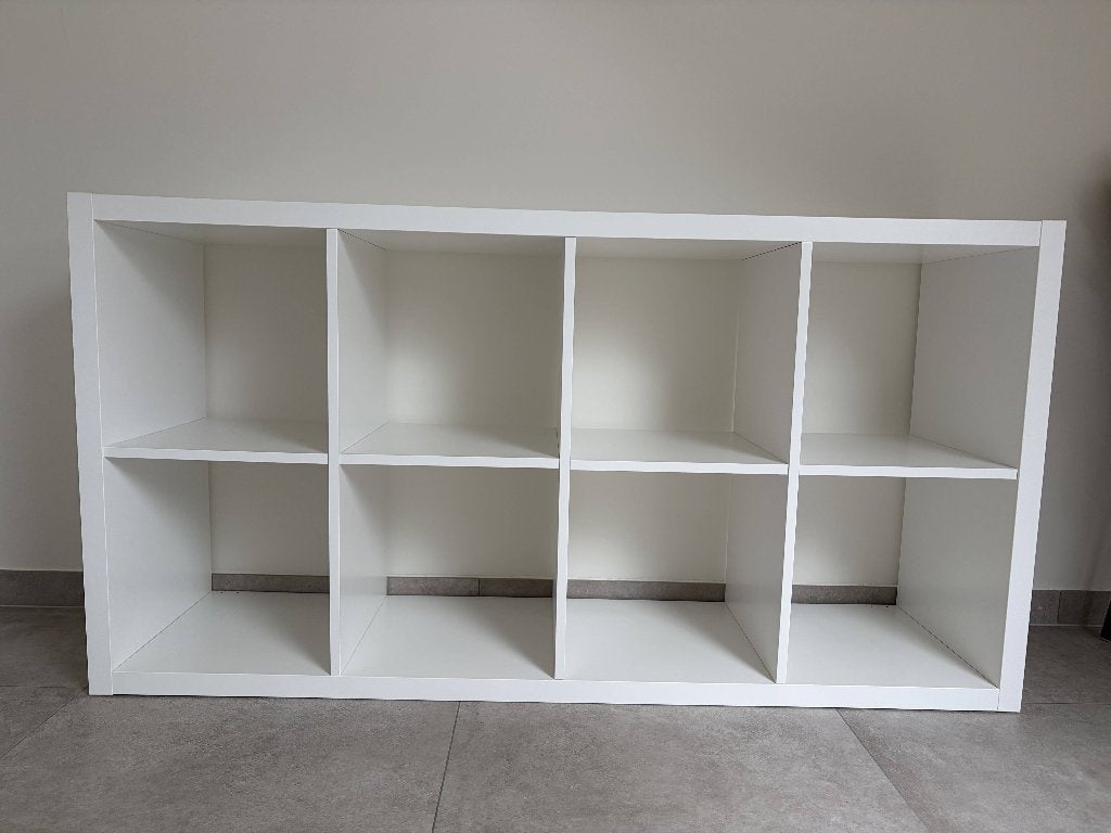 Ikea Kallax open witte kast, 25 à 50 cm, Avec tablette(s), Moins de 100 cm, 150 à 200 cm