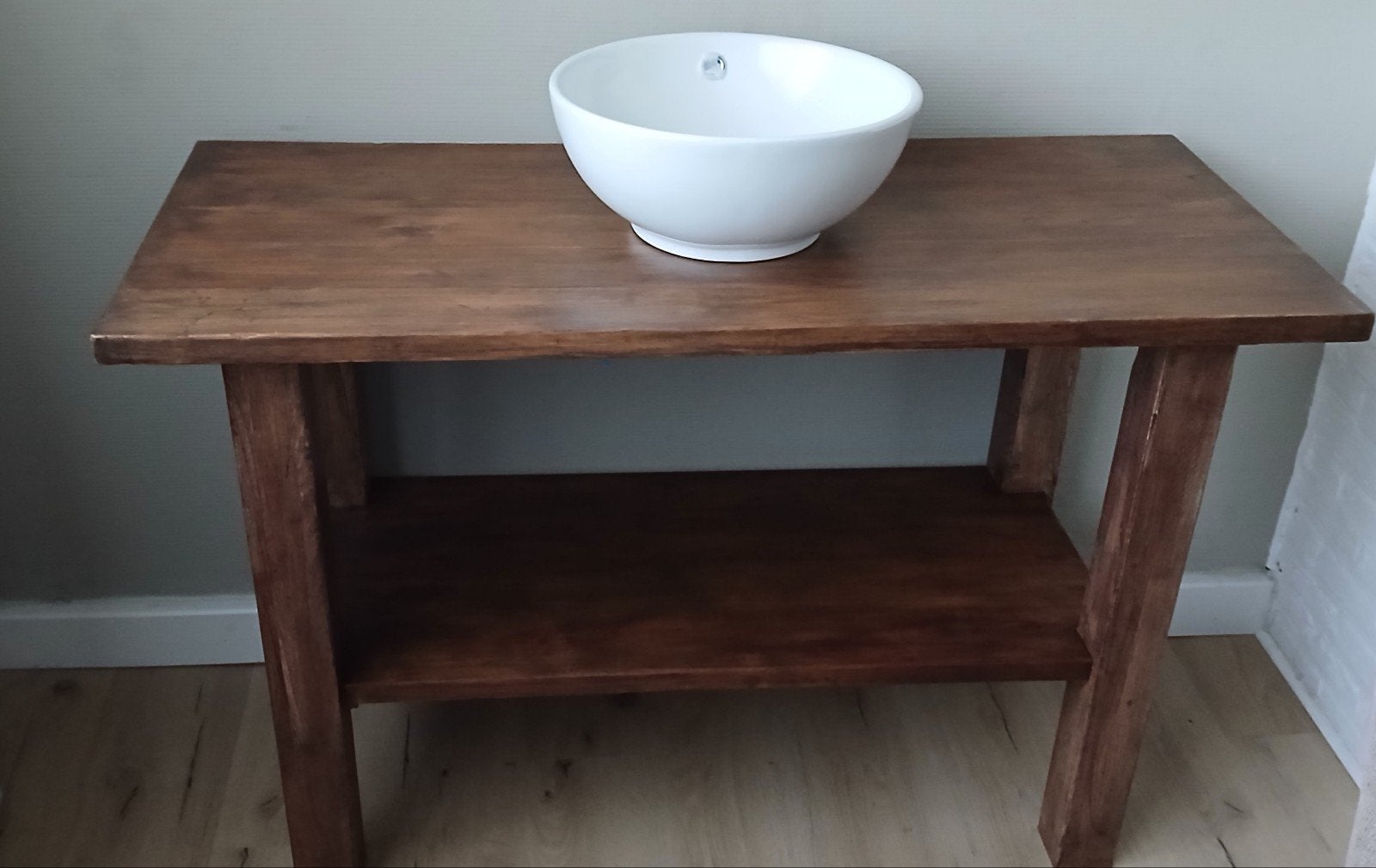 Nouveau meuble sous-vasque en bois massif, Enlèvement