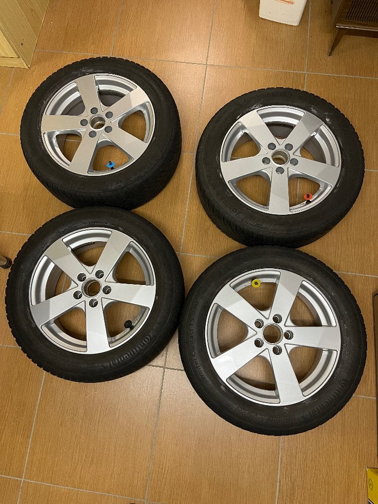 DEZENT TD 16" + Continental Winterbanden 205/55 R16 – 5x105, Autos : Pièces & Accessoires, Pneus et Jantes, 4 Saisons, 16 pouces