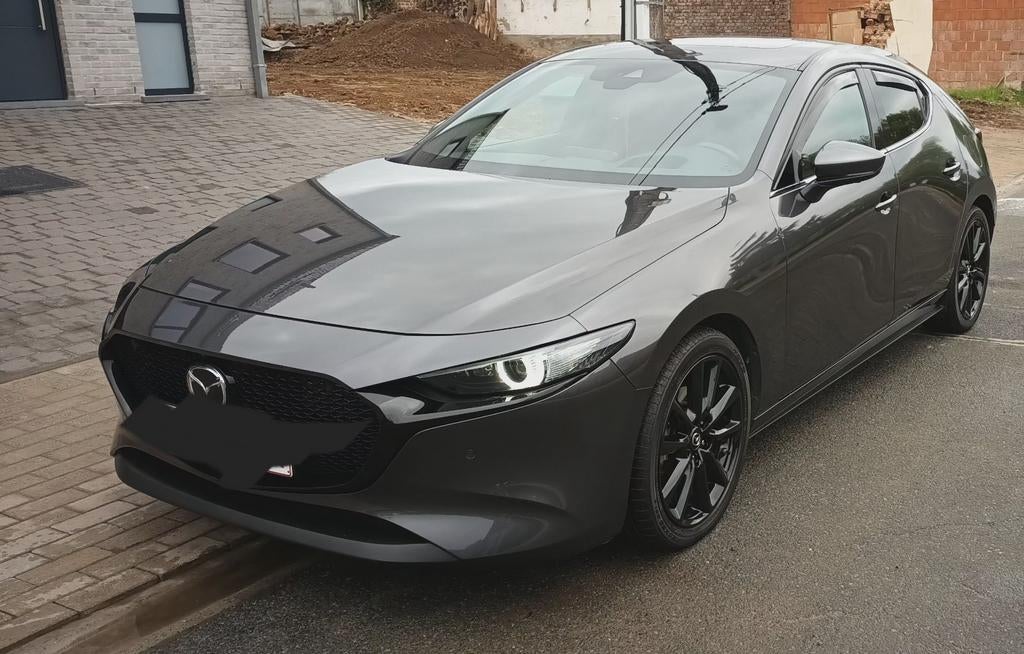 Mazda 3 Skyactive X M-Hybrid 186pk (full option), Auto's, Voorwielaandrijving, Euro 6, Leder, Handgeschakeld