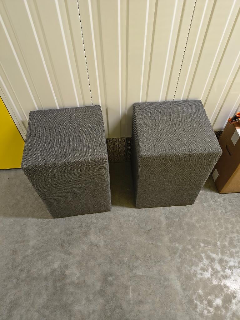 Nachtkastjes kubus, Huis en Inrichting, Ophalen, Overige materialen, Gebruikt, 55 tot 70 cm