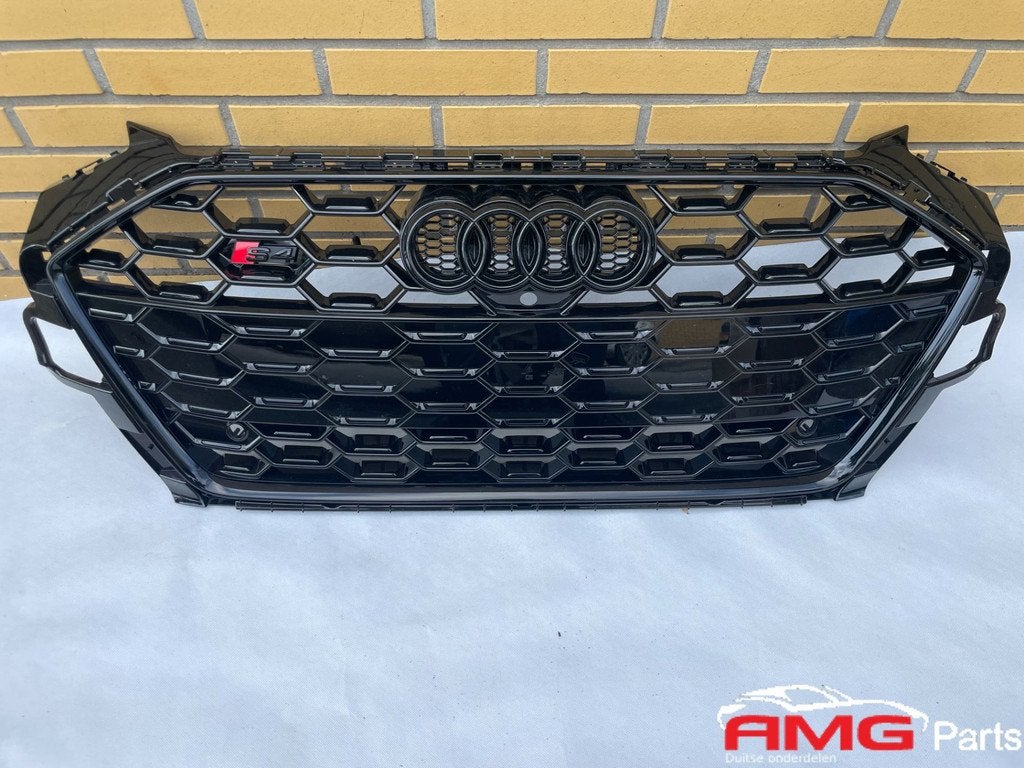 Audi A4 S4 B9 8W Zwart Grill Logo ORIGINEEL 8W0853651 DM, Auto-onderdelen, AUDI AG, Audi, Kundenbetreuung@audi.de, Nieuw