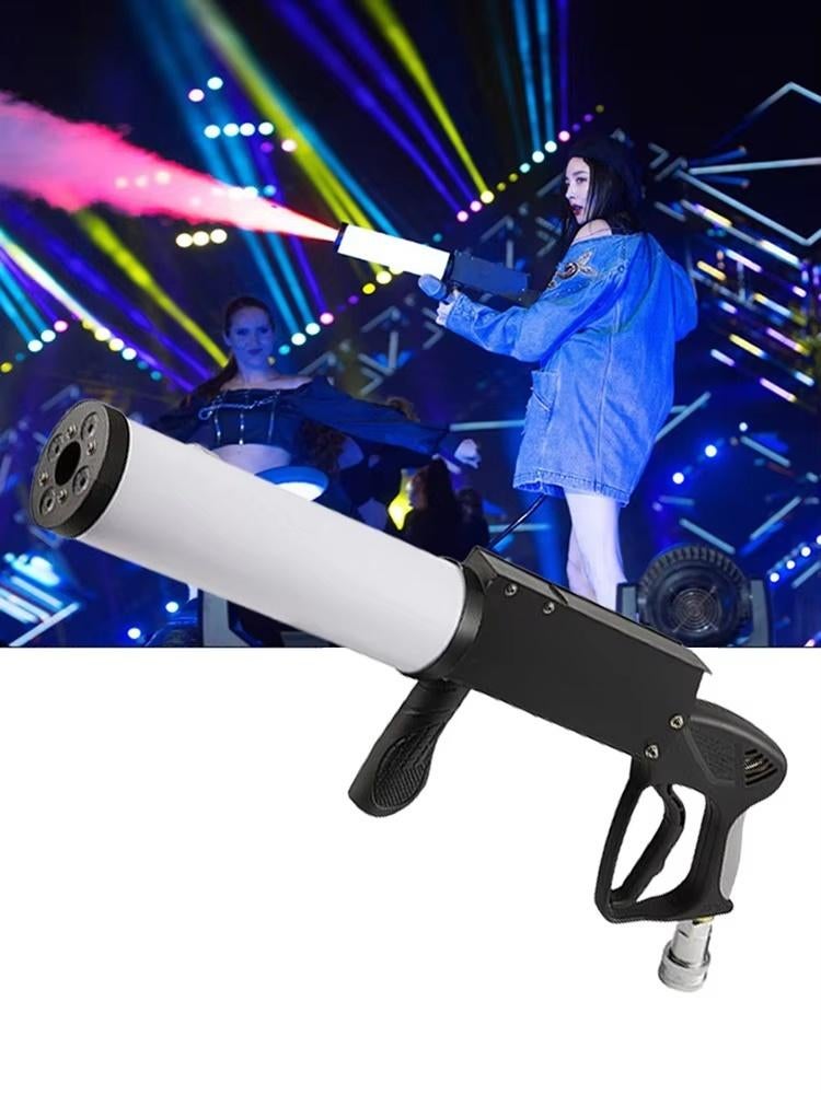 Nieuwe First Class Co² Gun, Muziek en Instrumenten, Licht en Laser, Nieuw, Licht, Geluidgestuurd, Kleur, Stroboscoopeffect, Ophalen of Verzenden