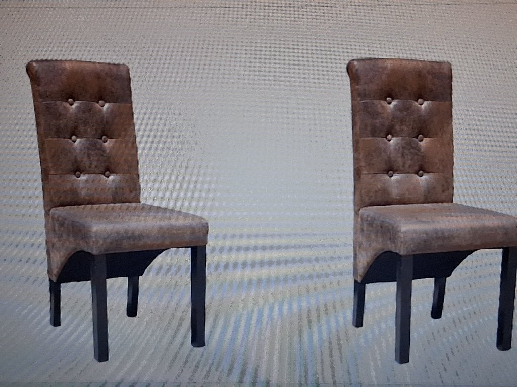 4 NIEUWE STOELEN, Huis en Inrichting, Stoelen, Bruin, Nieuw, Vier, Ophalen