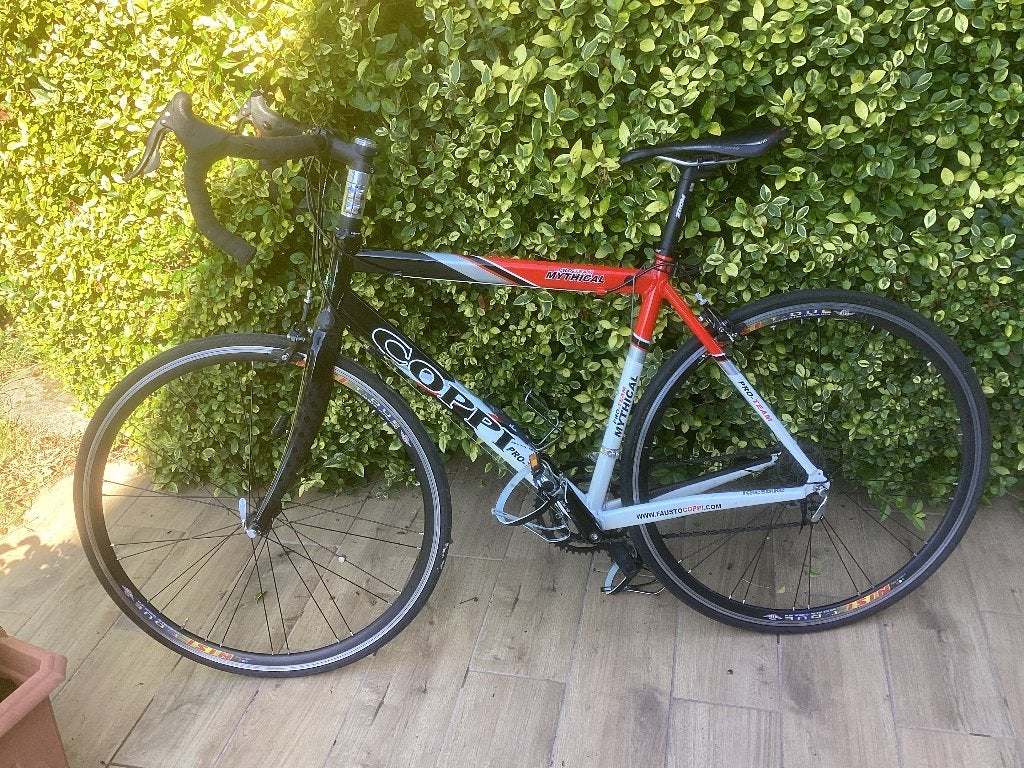 Fausto Coppi racefiets, Fietsen en Brommers, Gebruikt, Carbon, 10 tot 15 versnellingen, Heren