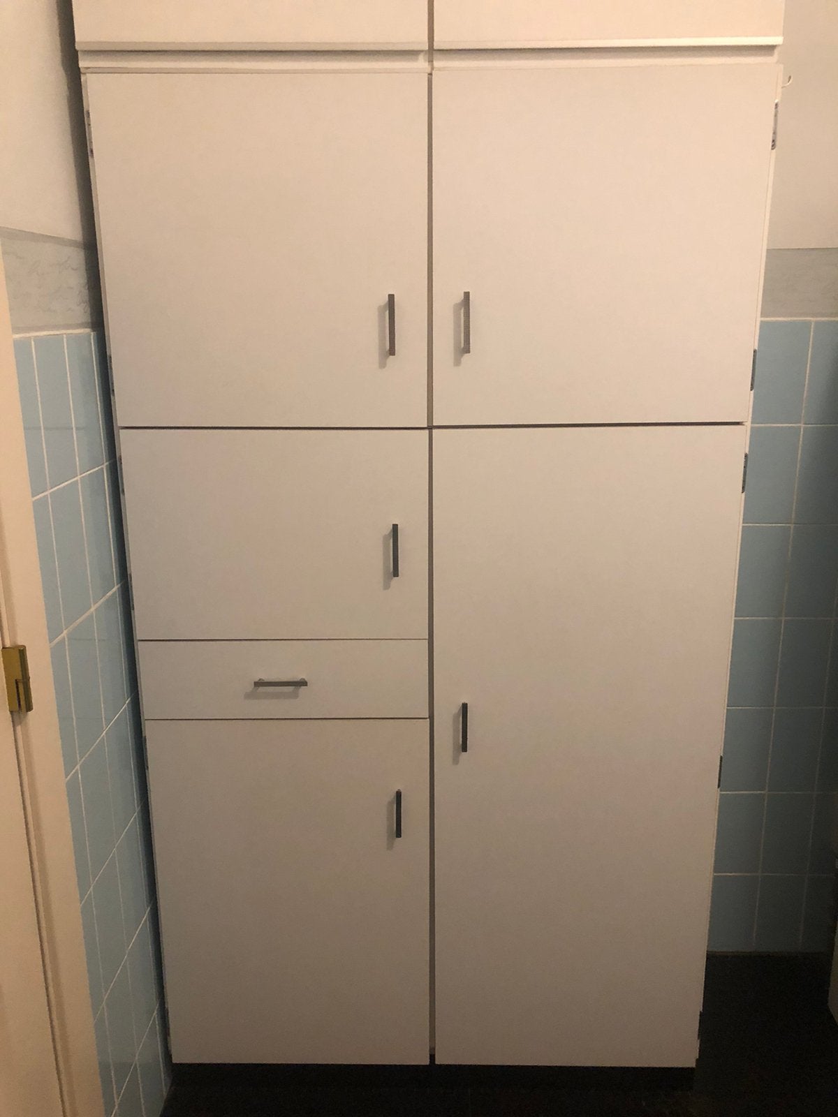 ARMOIRE DE CUISINE EN BLANC, 25 à 50 cm, Utilisé, 50 à 100 cm, Blanc