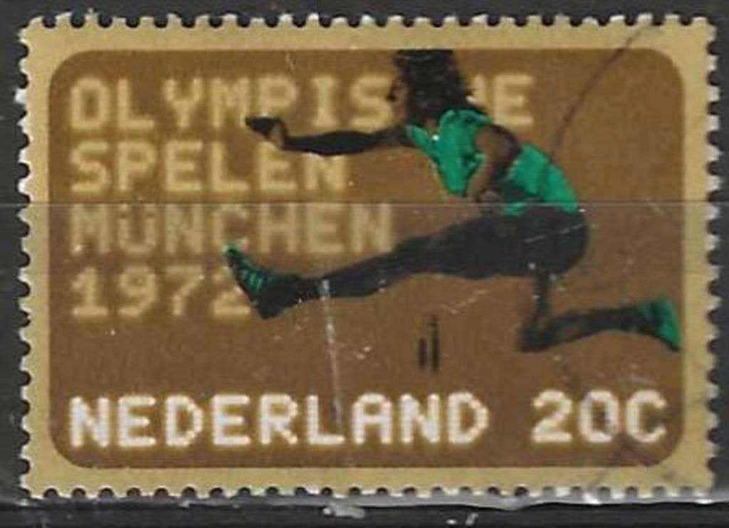 Nederland 1972 - Yvert 960 - Olympische Spelen (ST), Postzegels en Munten, Verzenden, Gestempeld