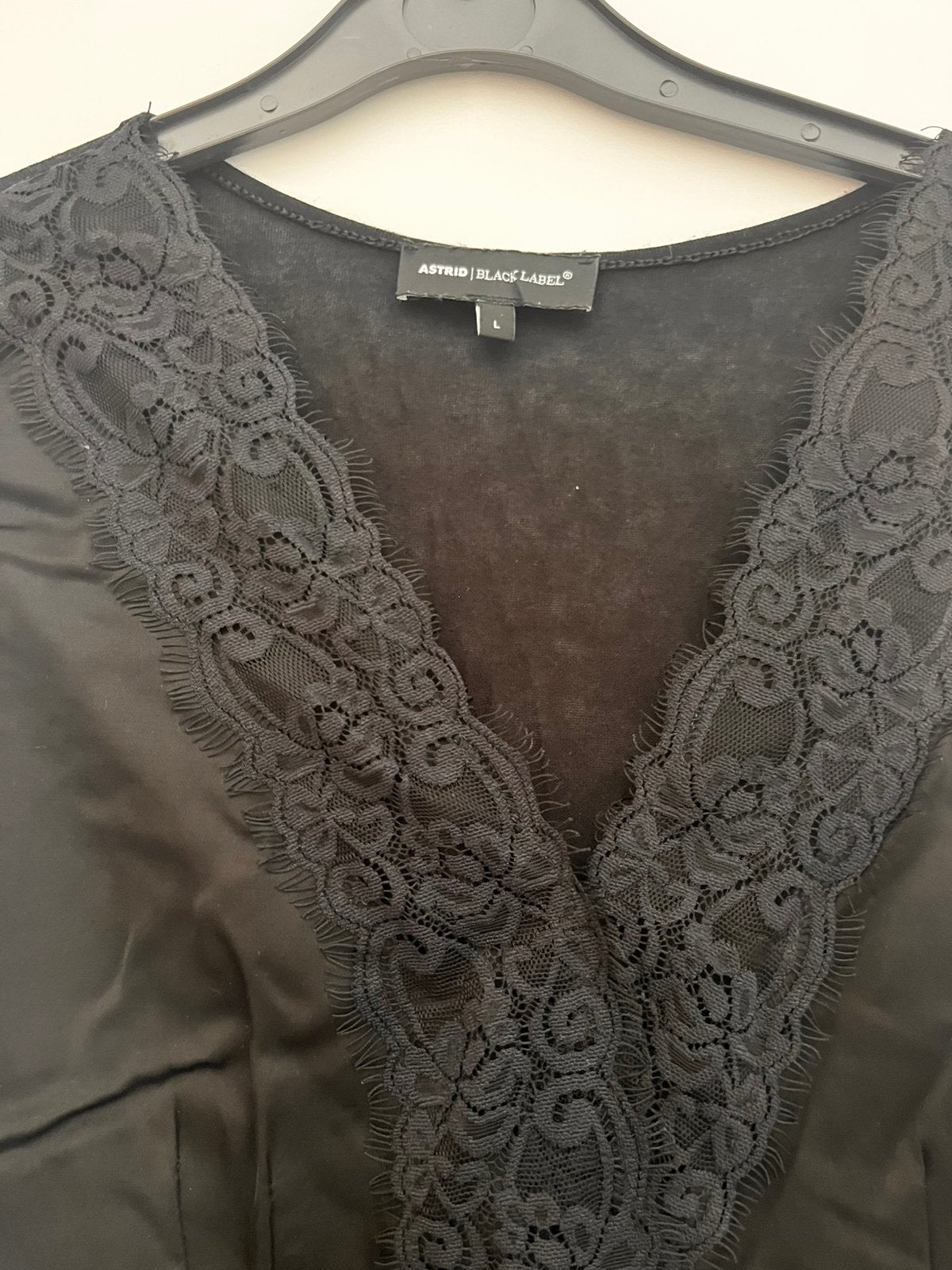 Astrid black label top maat L, Zwart, Maat 42/44 (L), Ophalen of Verzenden, Zo goed als nieuw