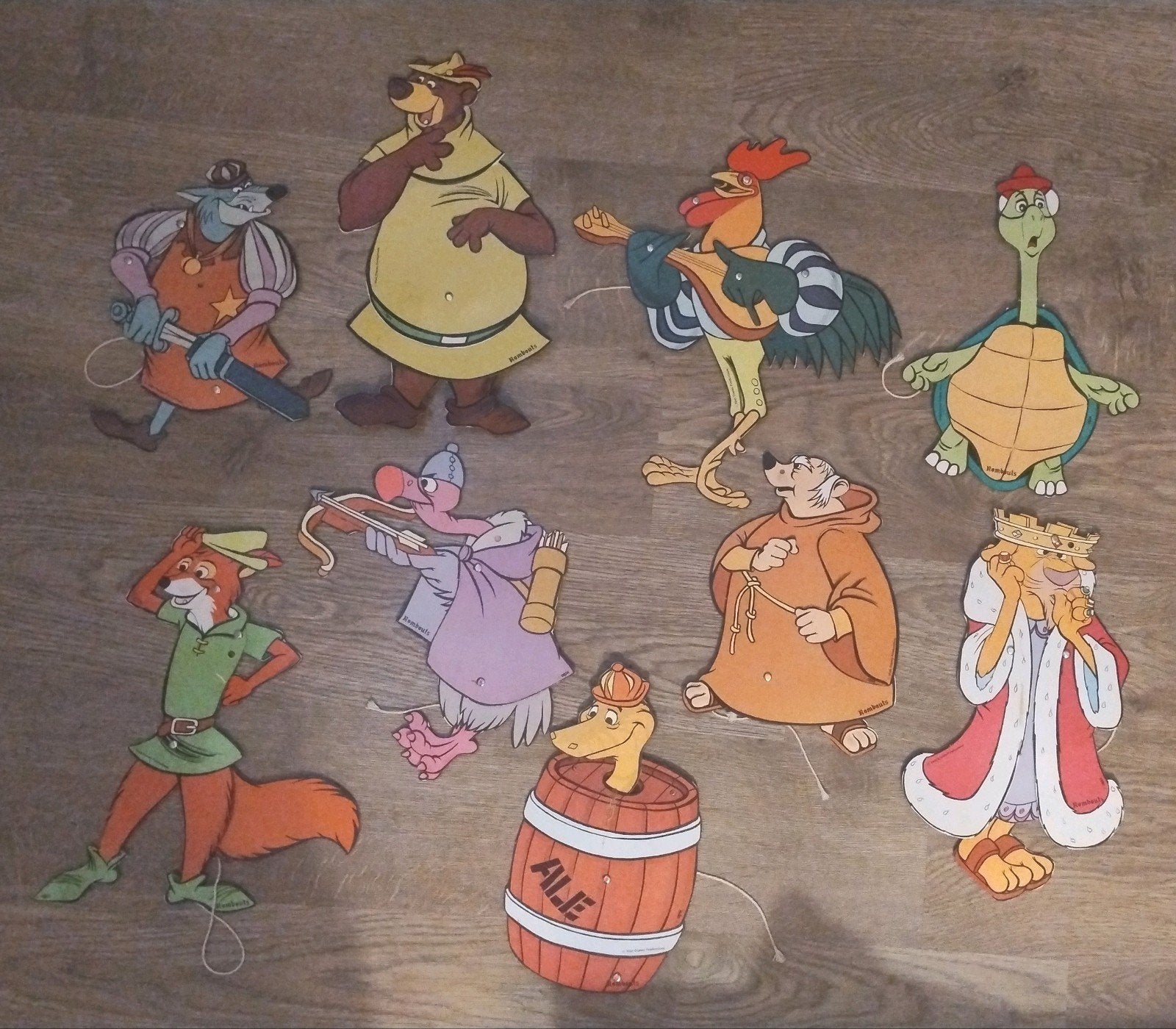 Animatiepoppen  Robin Hood van Disney Rombouts, Ophalen