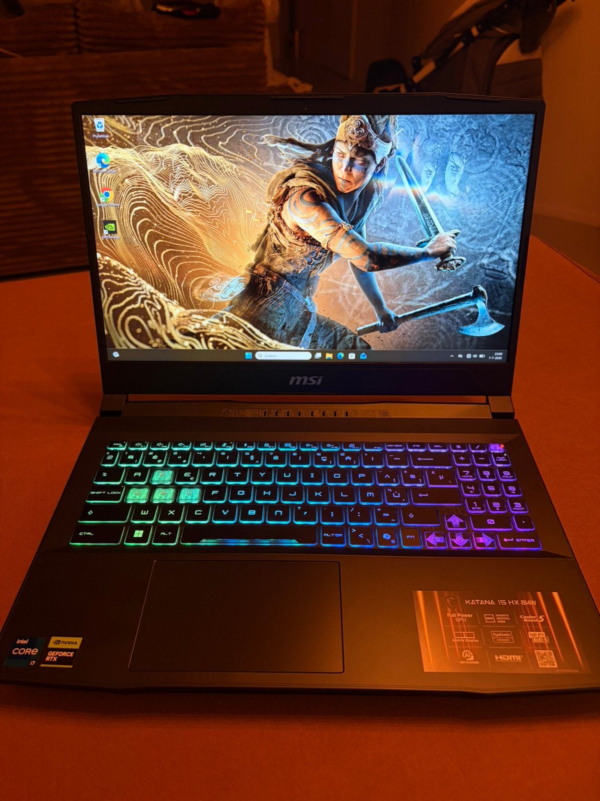 Pc portable gamer gaming i7 ! Msi ! Offre en or ! Rtx 5070 !, Met videokaart, Ophalen of Verzenden, Zo goed als nieuw, Gaming