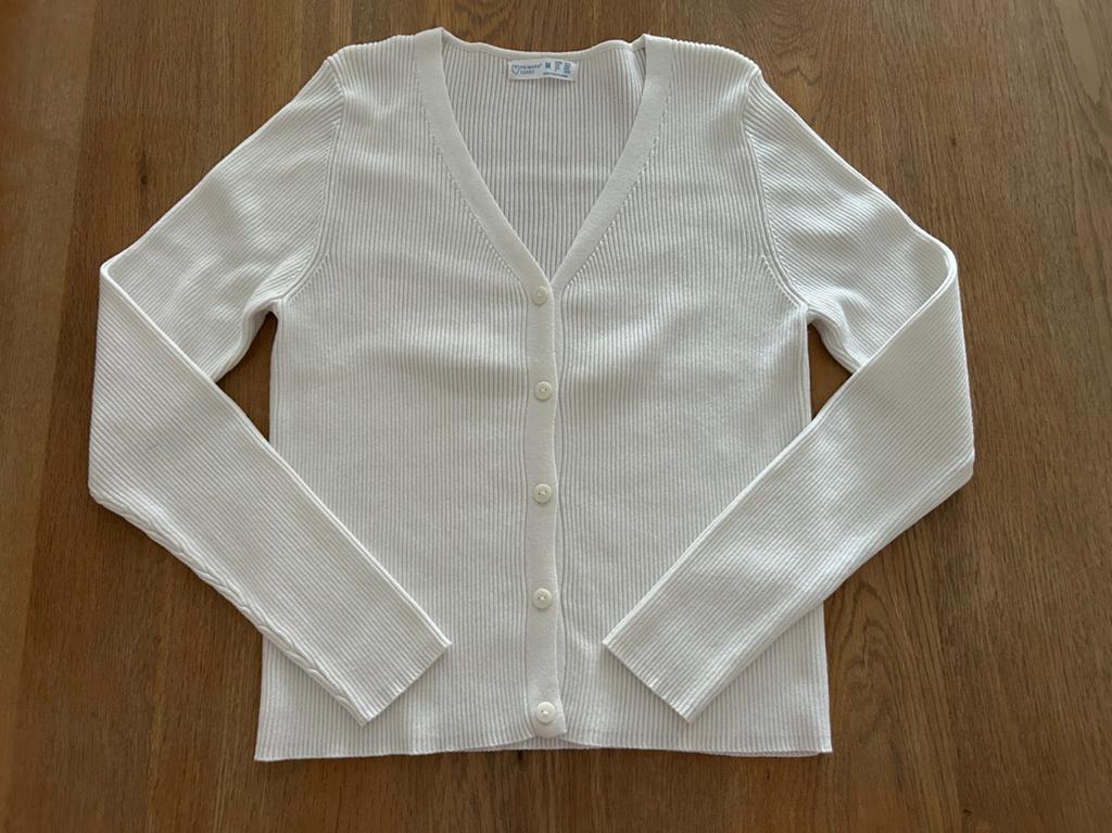 Witte vest Primark maat M, Kleding | Dames, Truien en Vesten, Ophalen of Verzenden, Zo goed als nieuw, Maat 38/40 (M), Wit