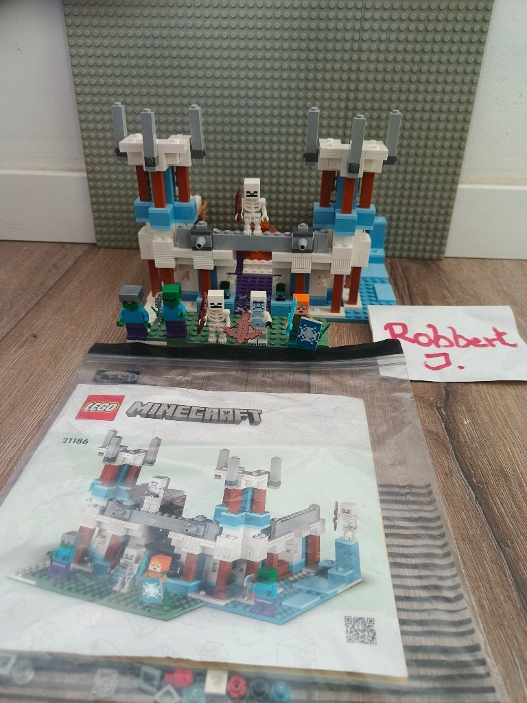 LEGO Minecraft - 21186 The ice castle, Kinderen en Baby's, Minecraft, Lego, Inclusief instructies, Ophalen of Verzenden