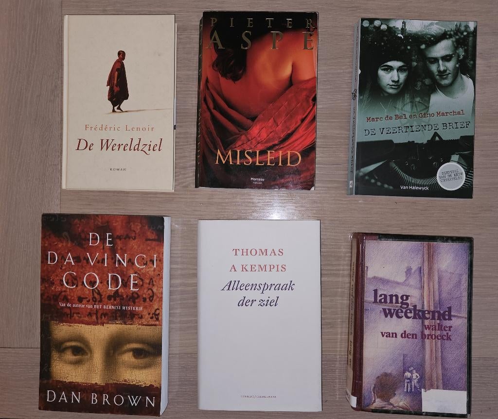 BOEKEN : 13 verschillende titels (5 € stuk) 50 € voor alles, Enlèvement, Comme neuf