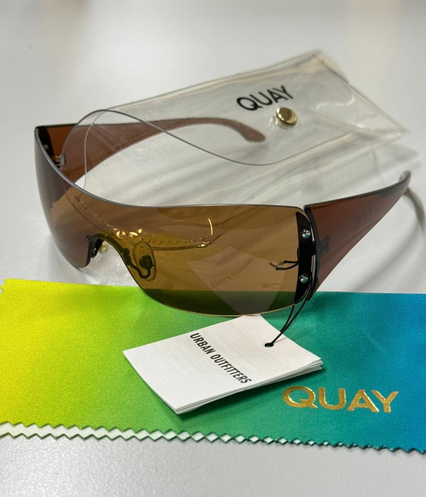 Nouvelles lunettes de soleil femmes, jaune foncé, Quay Urban, Enlèvement ou Envoi, Neuf, Jaune, Lunettes de soleil