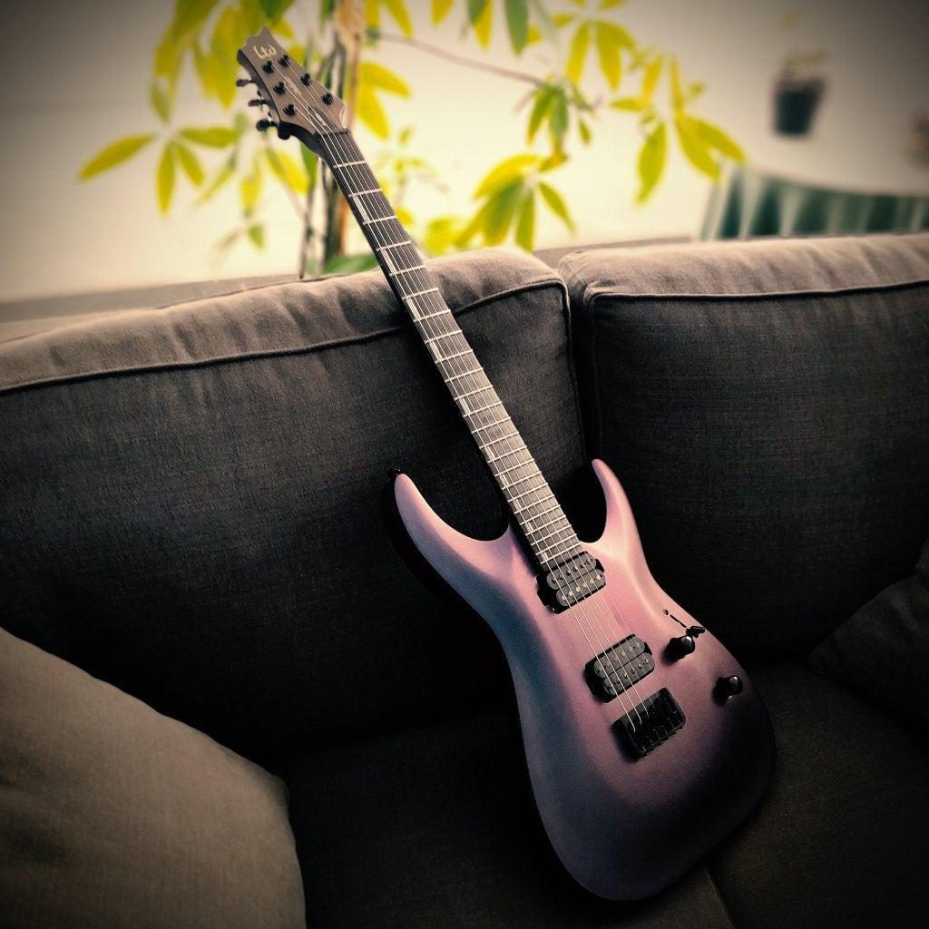 ESP LTD H-1001 Violet Andromeda, Muziek en Instrumenten, Ophalen, Zo goed als nieuw, Solid body, Overige merken
