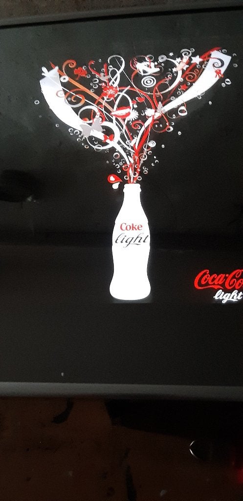 coca cola reclame lichtbak, Verzamelen, Merken en Reclamevoorwerpen, Ophalen, Verpakking