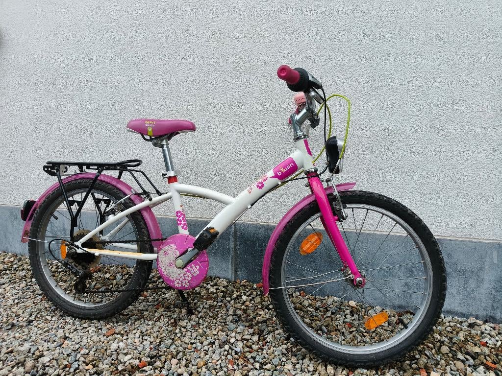 Meisjesfiets 20 inch Btwin, Fietsen en Brommers, Fietsen | Kinderfietsjes, Ophalen, 20 inch of meer, B-twin, Gebruikt