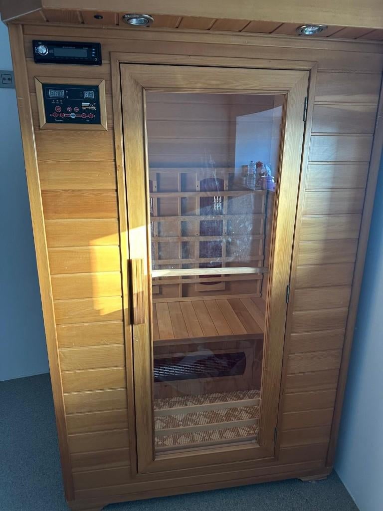 cabine infrarouge pour 2 personnes avec radio/cd, Enlèvement, Utilisé, Soins du corps