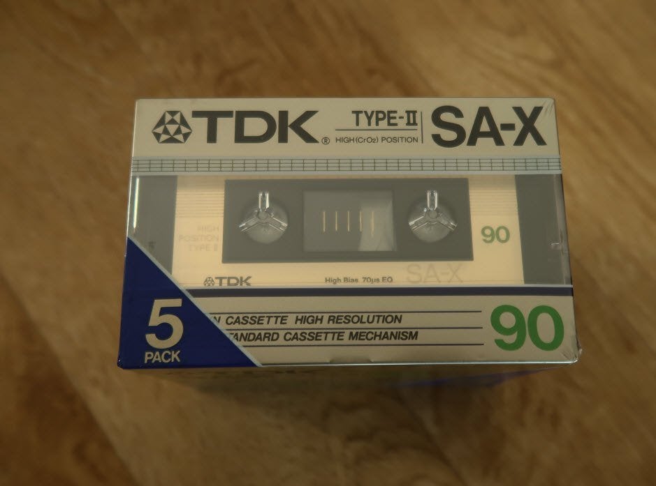 TDK SA-X90 5 Pack, Cd's en Dvd's, Cassettebandjes, Ophalen