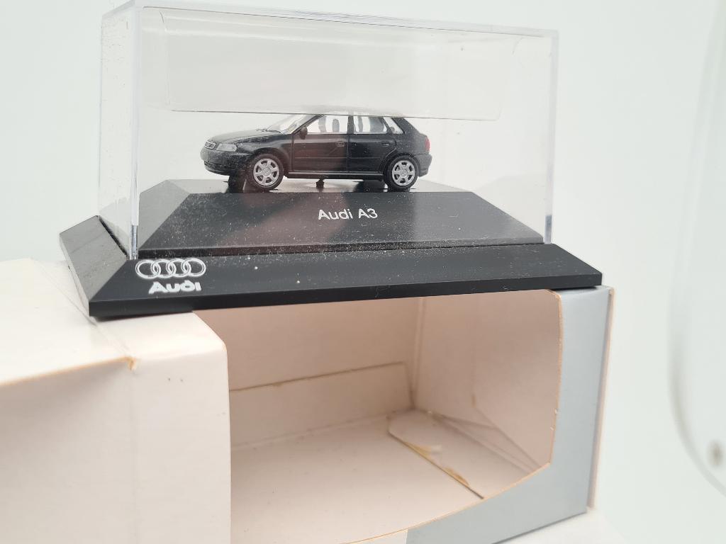 Audi A3 (noir) - Rietze 1/87, Envoi, Comme neuf, Voiture, Rietze