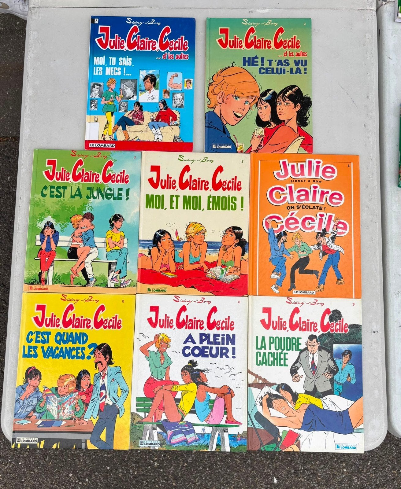 8 BD Julie, Cécile et Claire, Enlèvement ou Envoi, Utilisé