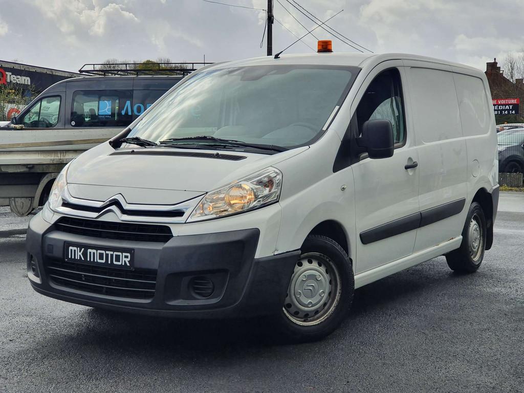 Citroën Jumpy 1.6 DIESEL 90CV - 1ER MAIN - FULL CARNET, Auto's, Voorwielaandrijving, Stof, Gebruikt, 4 cilinders