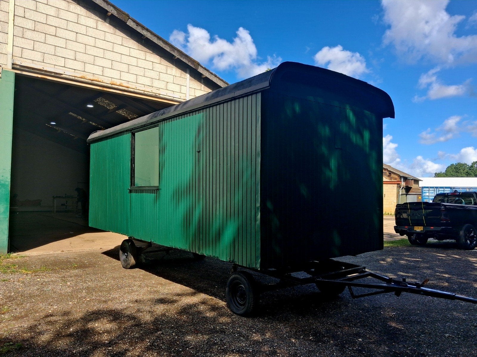 Pipowagen werfkeet werfwagen schaftkeet schaftwagen à vendre, Bricolage & Construction, Abris de chantier & Baraques de chantier