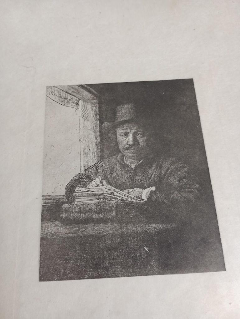 Rembrandt-gravures oud Etsafdrukken, Antiek en Kunst, Kunst | Etsen en Gravures, Gravure, Portret, Ophalen
