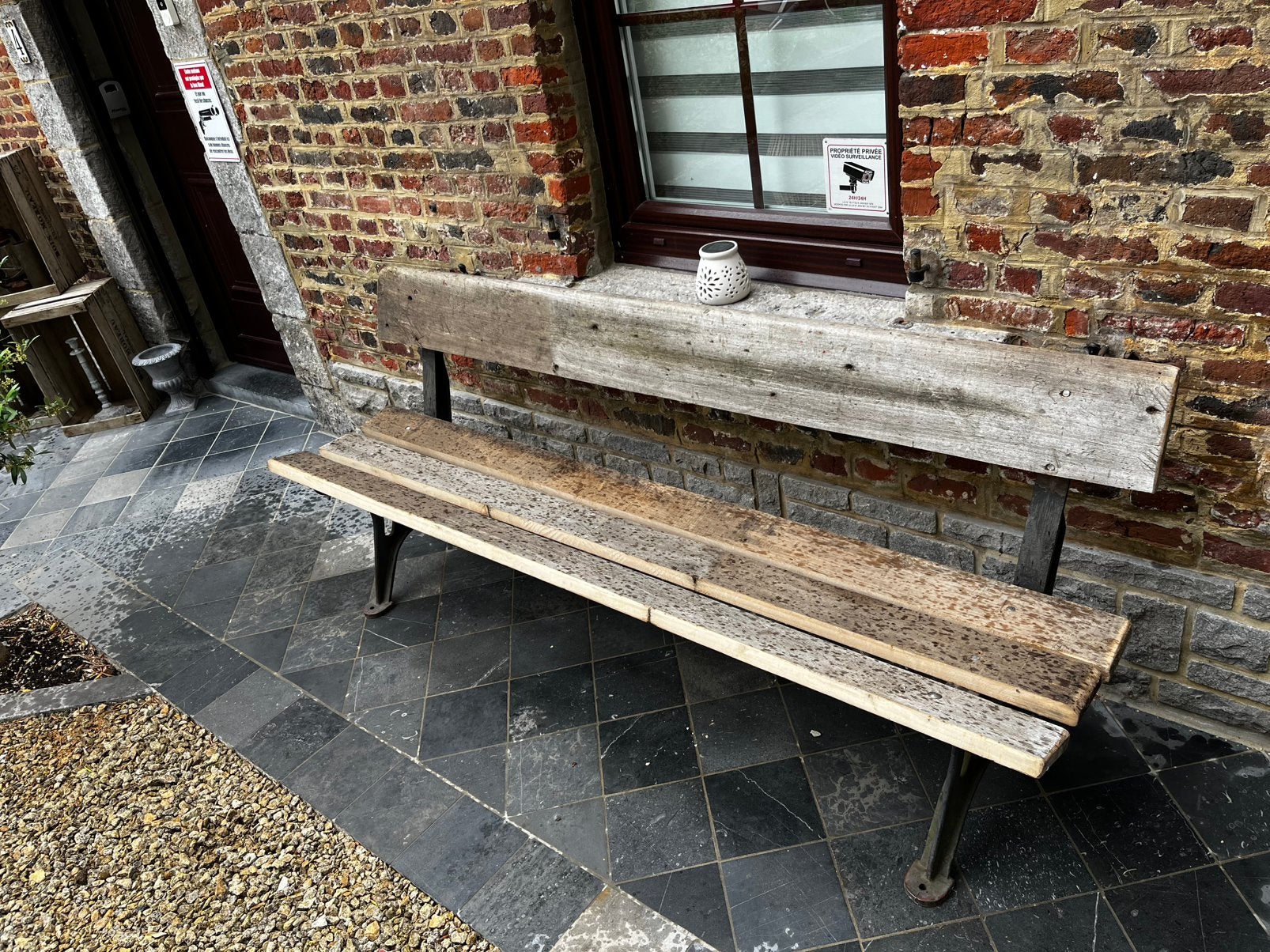 Tuinbank (200cm), Ophalen, Zo goed als nieuw, Hout