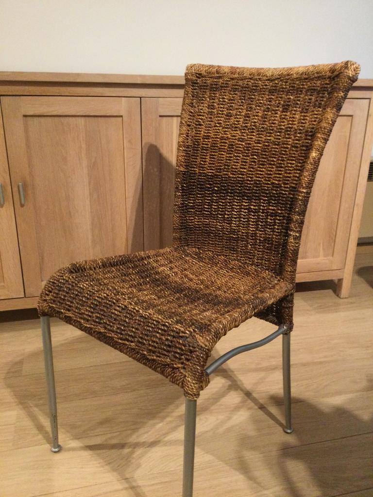 Stoelen in riet, Comme neuf, Brun, Enlèvement, Cinq, Six Chaises ou plus