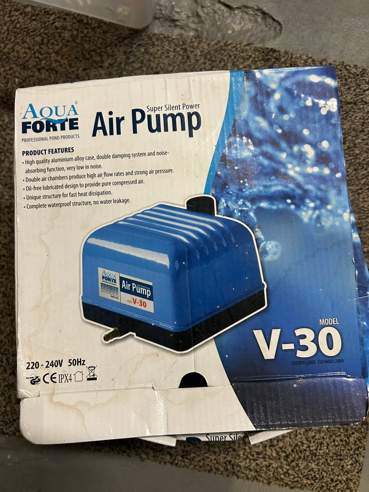 Aqua forte vijver pomp, Tuin en Terras, Vijver-toebehoren, Ophalen, Gebruikt, Vijverpomp