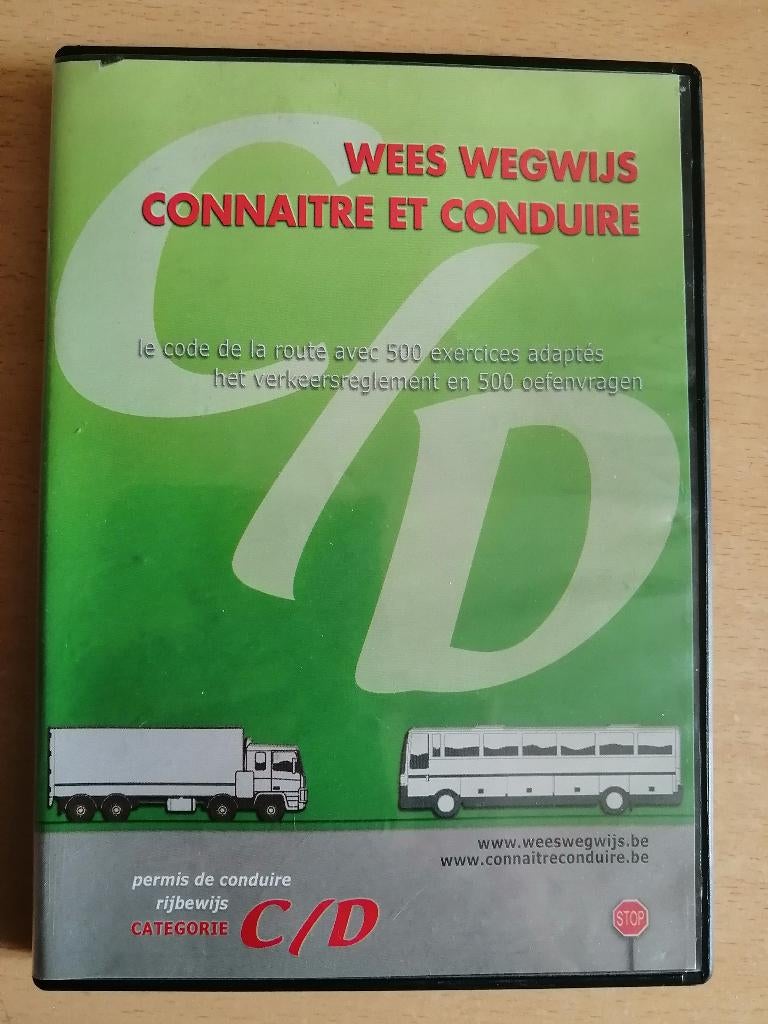 CD-ROM Theorie Permis de conduire catégorie C et D, Enlèvement ou Envoi