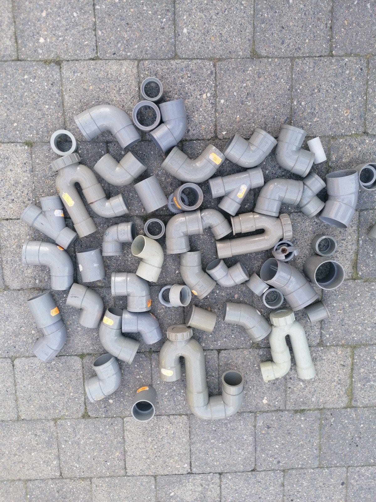 pvc hulpstukken afvoer, Doe-het-zelf en Bouw, Ophalen of Verzenden, PVC, Afvoer