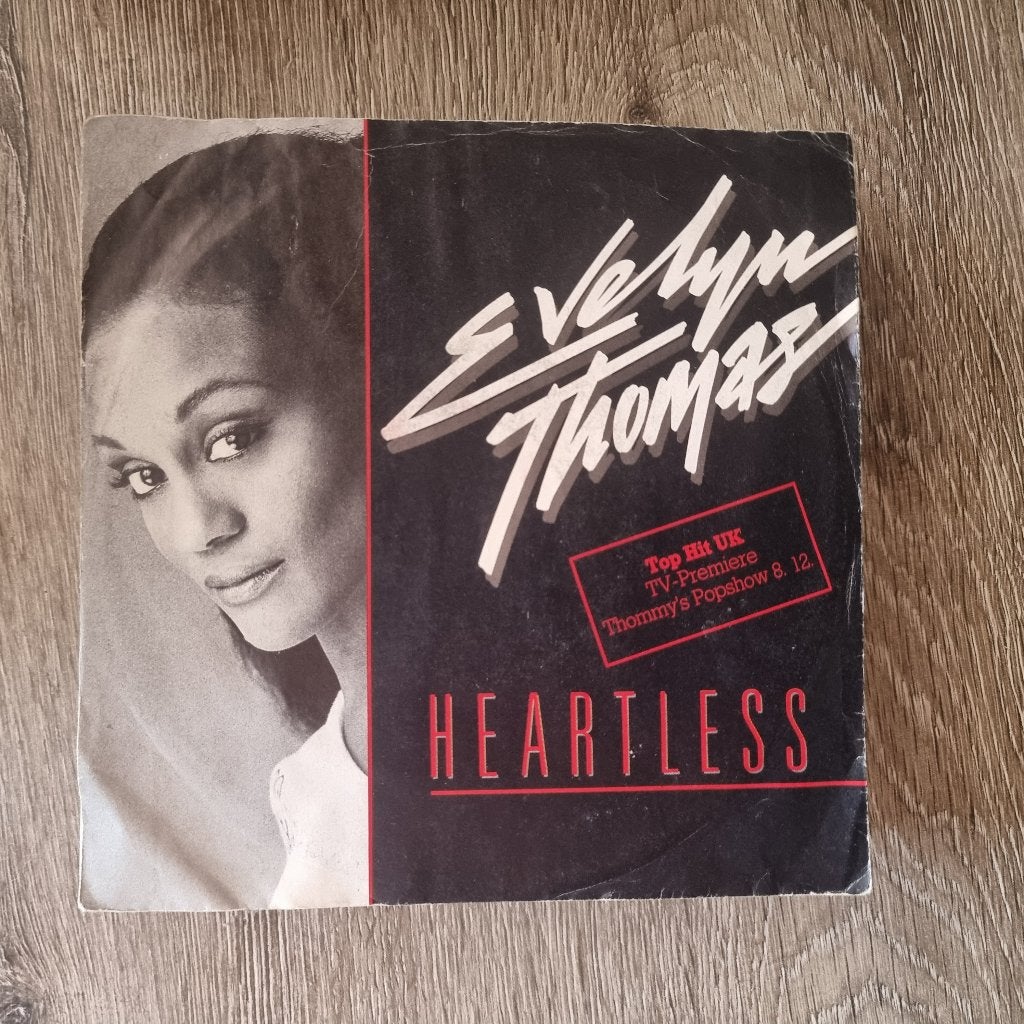 7" Evelyn Thomas – Heartless, Cd's en Dvd's, Vinyl Singles, Ophalen of Verzenden, Gebruikt, 7 inch, Dance en House