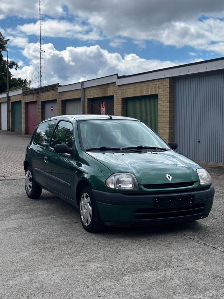 Renault clio 1.2 benzin 1steeigenar met keuringvoor verkoop, Voorwielaandrijving, Stof, 1198 cc, Grijs