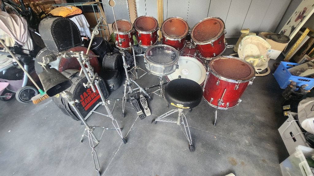 drumstel - Tama superstar 1984, Muziek en Instrumenten, Drumstellen en Slagwerk, Ophalen, Gebruikt, Tama