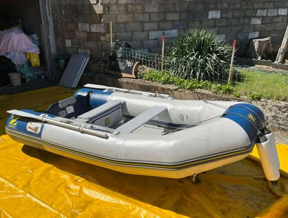2 ZODIAC + Mercury + accessoires: COMPLEET VAARKLAAR PAKKET., Ophalen, Peddels, Hout, 3 m