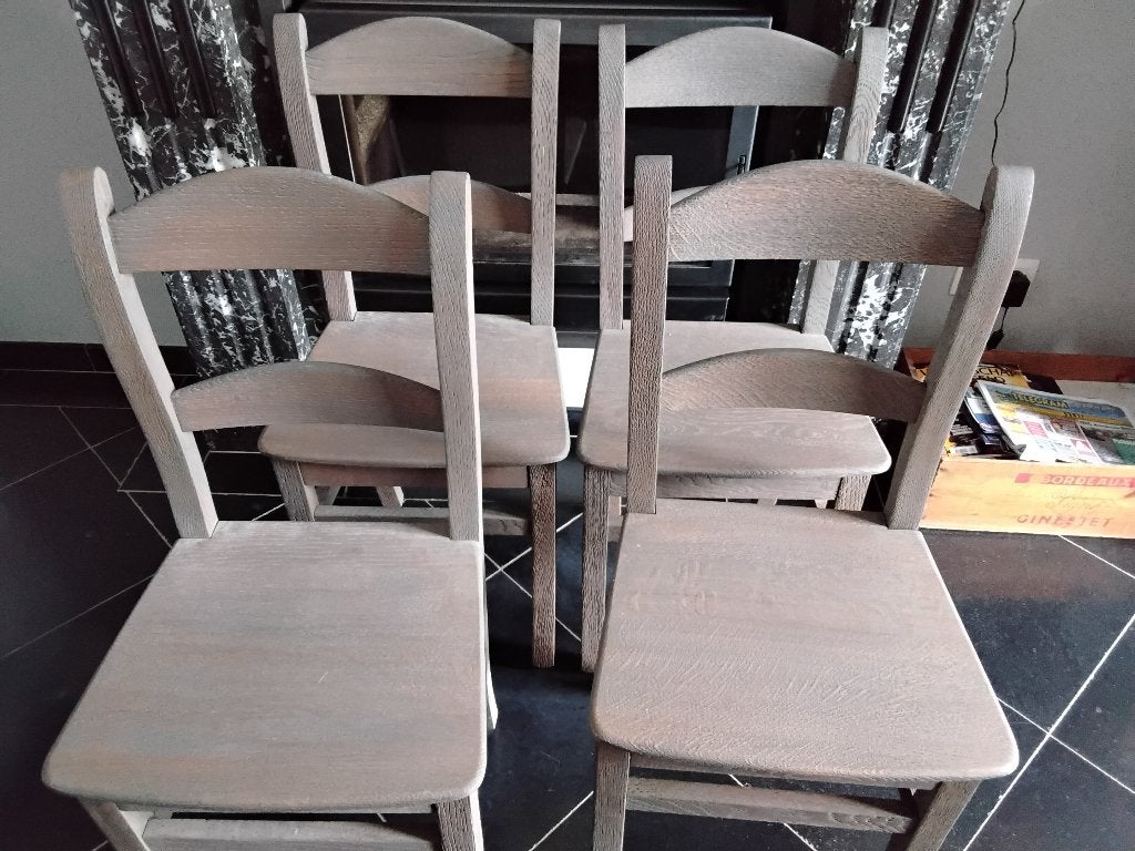 4 boerenstoelen Herve stoelen, Antiquités & Art, Antiquités | Meubles | Chaises & Canapés, Enlèvement