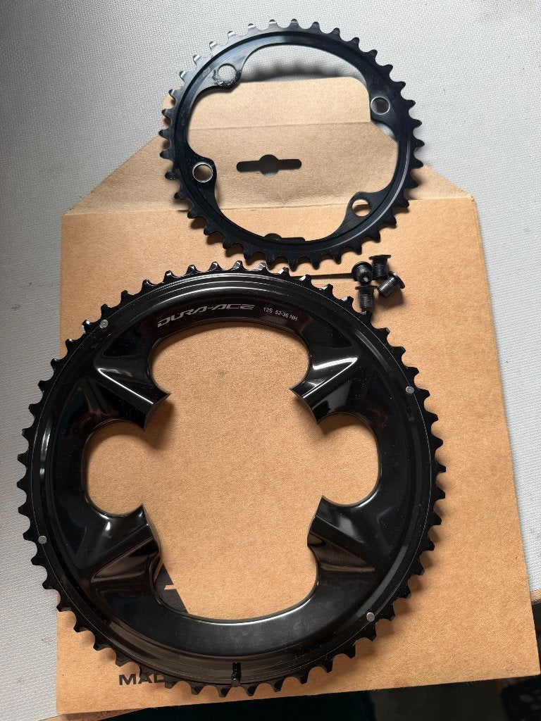 Dura ace kettingbladen 52/36, Vélos & Vélomoteurs, Vélos Pièces, Neuf, Autres matériaux, Enlèvement ou Envoi, Racefiets