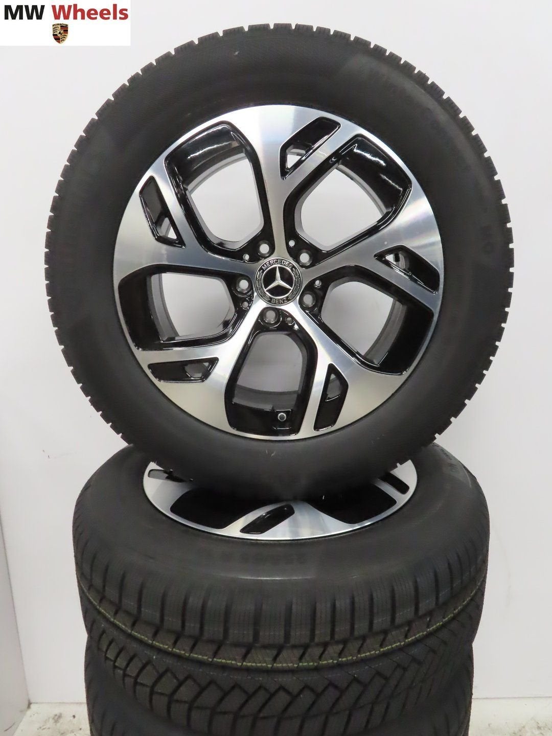 Mercedes GLC W254 18 inch velgen met winterbanden nieuw, Neuf, Pneus et Jantes, Pneus hiver, -