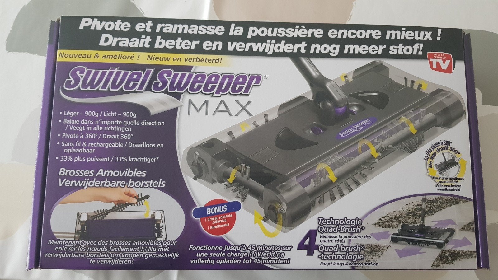 Swivel Sweeper max nieuw, Elektronische apparatuur, Stofzuigers, Ophalen of Verzenden
