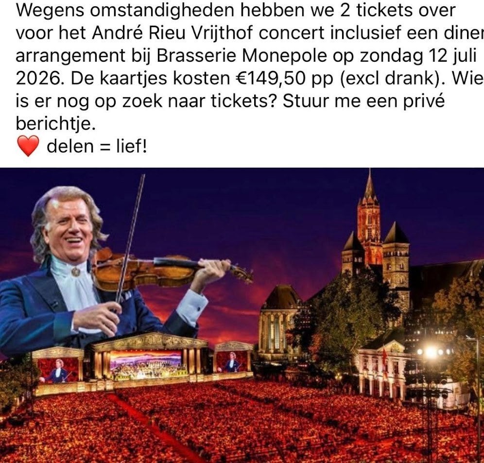André Rieu, Deux personnes