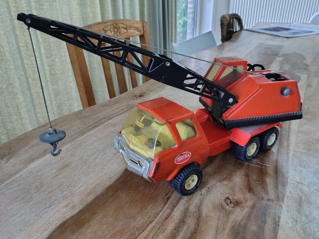 tonka kraanwagen jaren 70, Ophalen