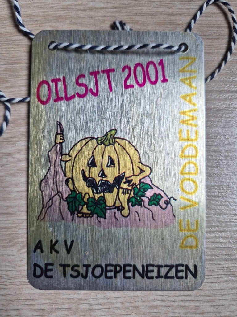 Carnaval Aalst medaille De Tjoepeneizen 2001, Ophalen of Verzenden