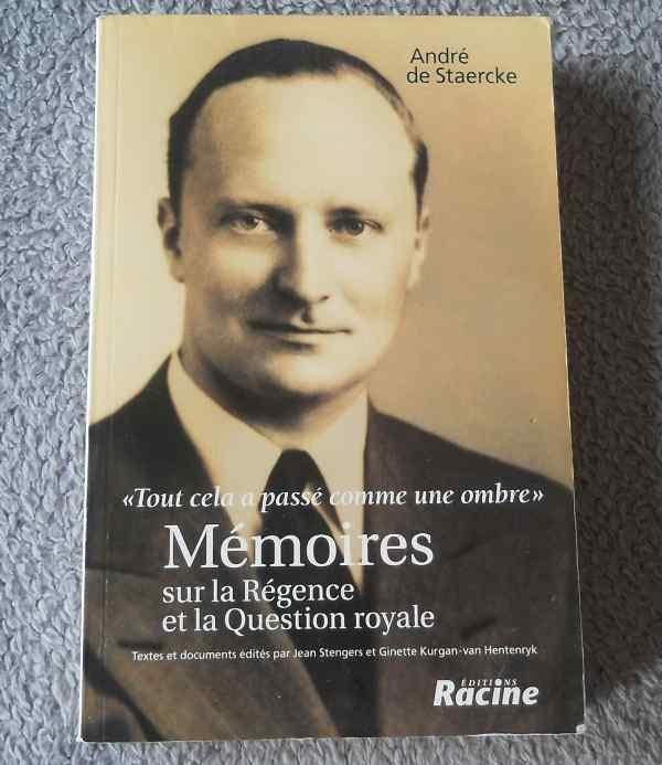 Mémoires sur la Régence et la question royale (de Staercke), Boeken, Geschiedenis | Stad en Regio, Gelezen, 20e eeuw of later