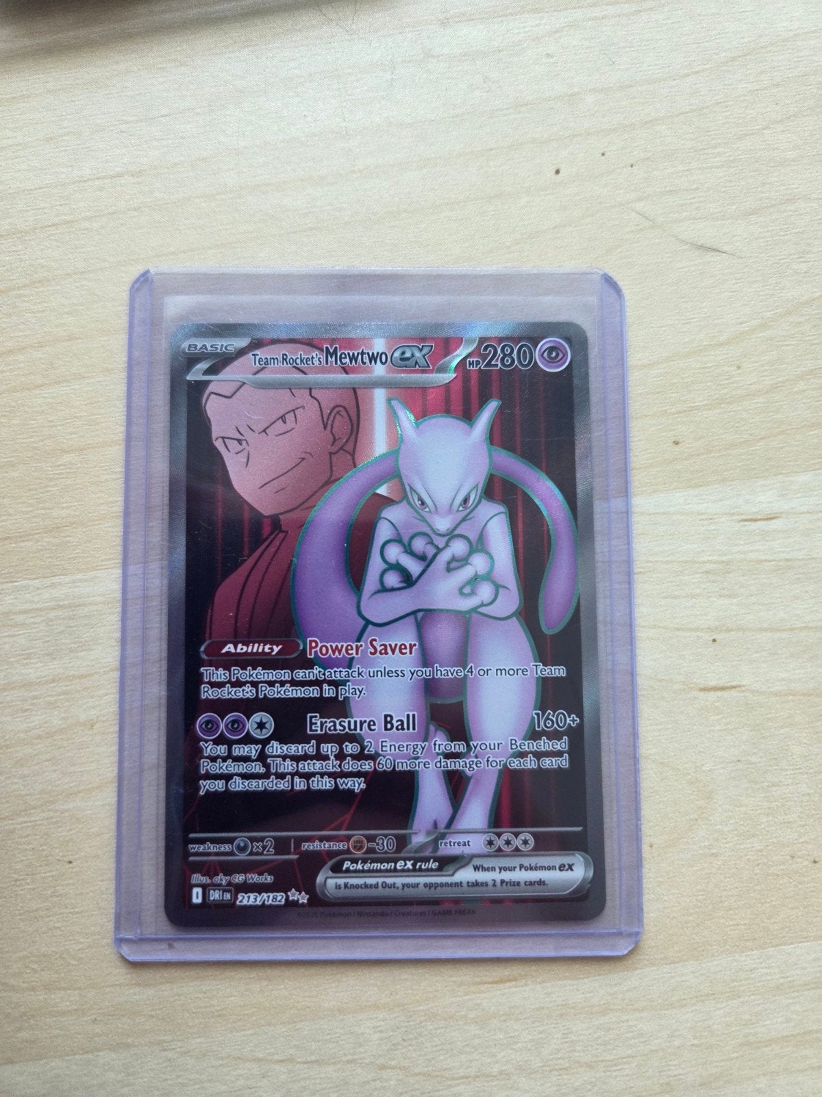 Team Rocket's Mewtwo EX, Ophalen